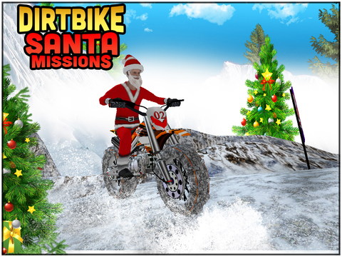 【免費遊戲App】Dirt Bike Santa Missions (Game )-APP點子