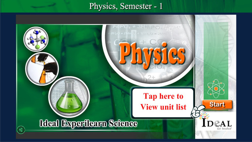 Ideal e-learning Physics Semester-1