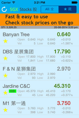 SGX Stocks screenshot 2