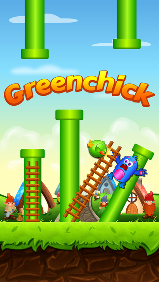 【免費遊戲App】Greenchick Bird 2 - Greenchick vs Tubes-APP點子