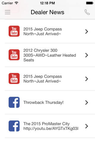 Johnston Chrysler Fiat DealerApp screenshot 4