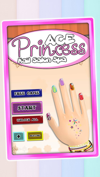 Ace Princess Nail Salon Spa - Dress up game for girls