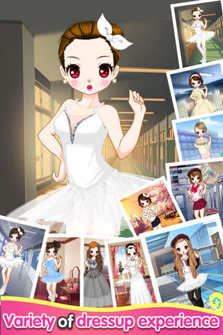 Cute Dancing Girl - dress up games for girls screenshot 4