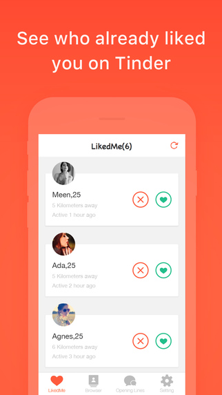 LikeSpy for Tinder Dating - Find Who Already Liked You on Tinder