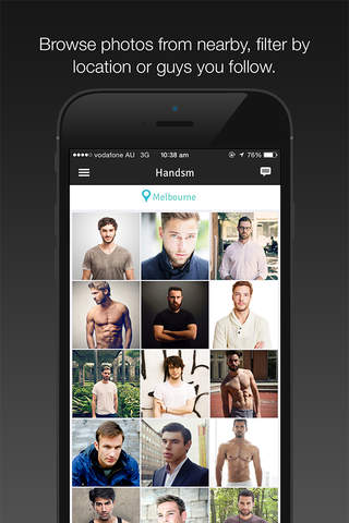 Handsm - Photo sharing and chat for gay guys screenshot 2