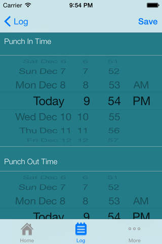 Time Clock - A Simple App for Work Time Management screenshot 3