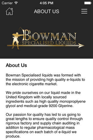 Bowman Specialised Liquids screenshot 3