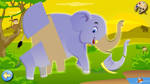 【免費遊戲App】Savanna - Puzzles of Animals for Coloring - Games for Kids - Lite-APP點子