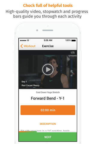 WellCaster - Fitness videos, yoga and holistic lifestyle programs with wellness rockstars! screenshot 3