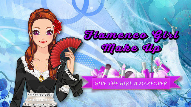 Flamenco Girl Make Up Salon - Pretty makeover game for girls and kids
