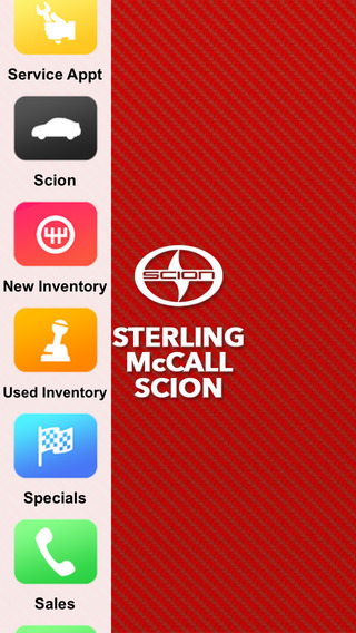 Sterling McCall Scion Dealer App