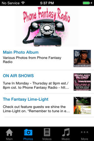 Phone Fantasy Radio screenshot 2