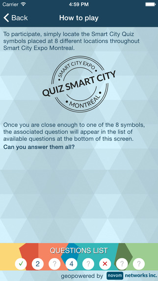 【免費商業App】Quiz Smart City Expo Montréal-APP點子