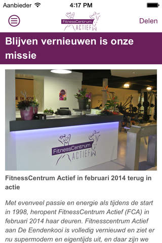 Fitness Centrum Actief screenshot 3
