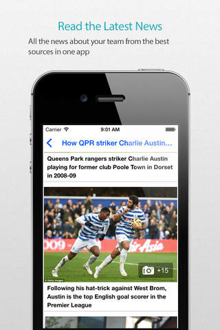 Queens Park Football Alarm — News, live commentary, standings and more for your team! screenshot 3