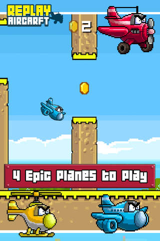 Replay AirCraft - Rescue Little Helicopters and Fire Sky Planes Edition screenshot 2