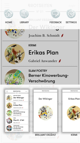 【免費書籍App】BROTSEITEN - die besten Geschichten und Hörbücher-APP點子