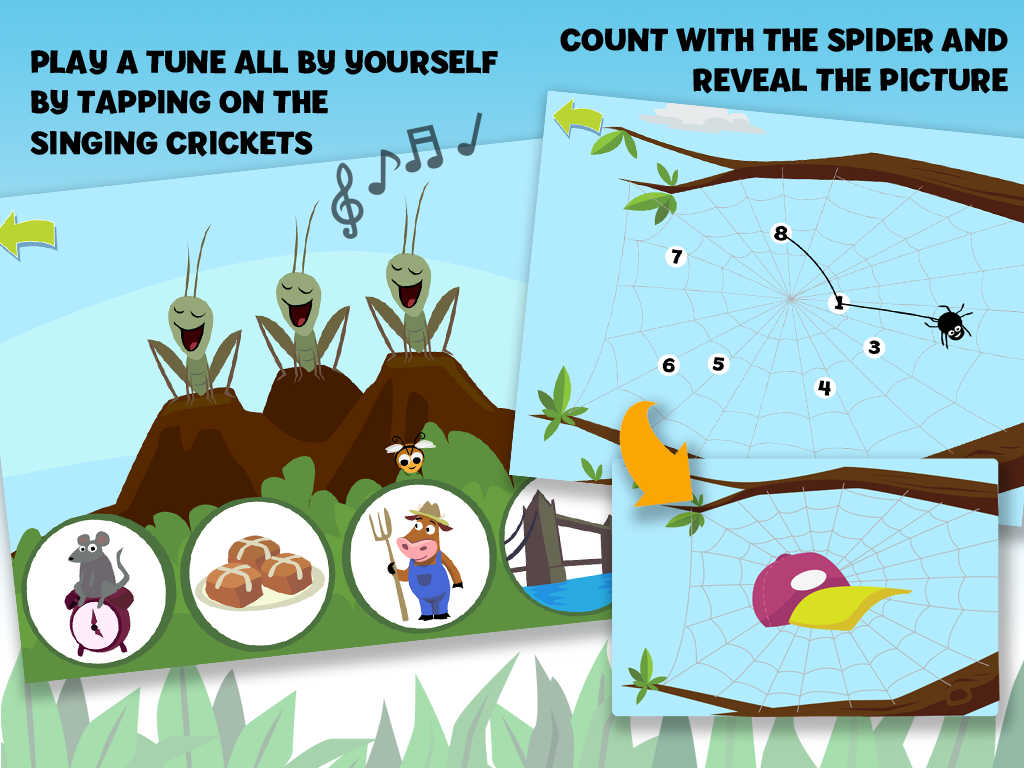 App Shopper: Brainy Bugs' Preschool Games For IPad (Education)