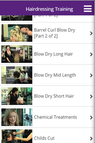 Hairdressing Training screenshot 4