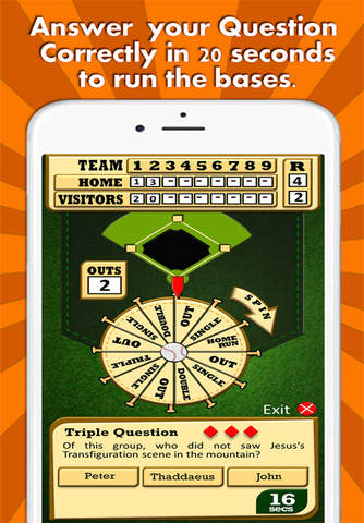 Biblefy Studio's Bible Baseball screenshot 3
