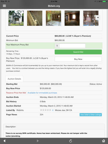 免費下載商業APP|Bidwin.org Bid: Bid on Real Estate Property for Sale by Online Auction app開箱文|APP開箱王