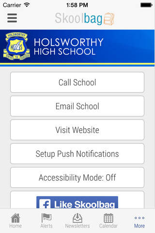 Holsworthy High School - Skoolbag screenshot 4