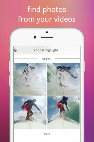 vhoto - make your own GIFs, photos from video, perfect for selfies, fun filters screenshot 3