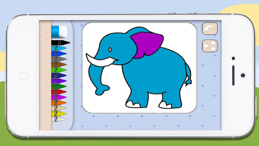 Color zoo and jungle animals - coloring books
