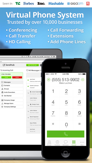 SendHub: Business Voice PBX + Conference Call