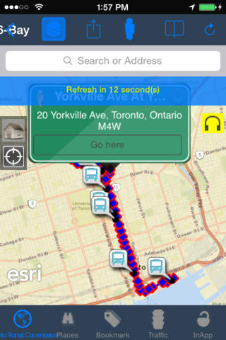 My Toronto Transit TTC Next Bus screenshot 3