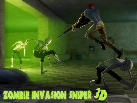 【免費遊戲App】Zombie Invasion Sniper 3D Pro-APP點子