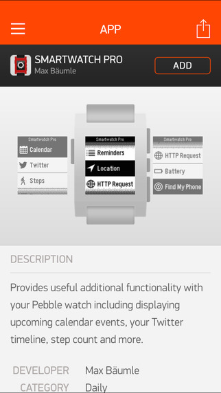 【免費生活App】Smartwatch Pro for Pebble-APP點子