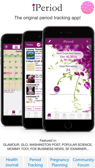 【免費健康App】iPeriod Period Tracker Ultimate / Menstrual Calendar-APP點子