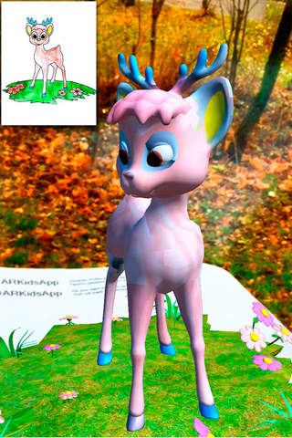 AR ARKids - 3d colouring book for kids: animal.  Augmented reality games for girls and boys Free! screenshot 2