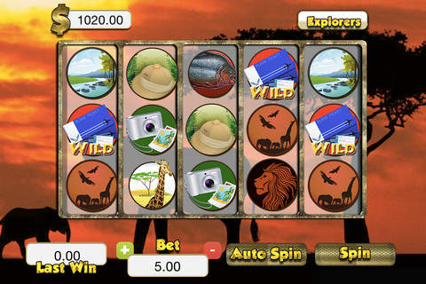 `` 2015 `` AAA Safari Slots - Africa Ace Vegas Spin Casino Game screenshot 2