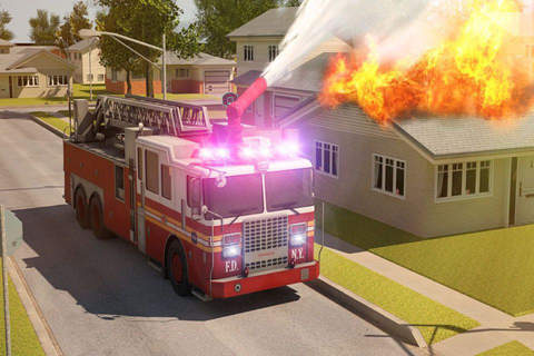 3D Firetruck Parking PRO - Full 2015 Emergency Vehicle Simulation Version screenshot 3