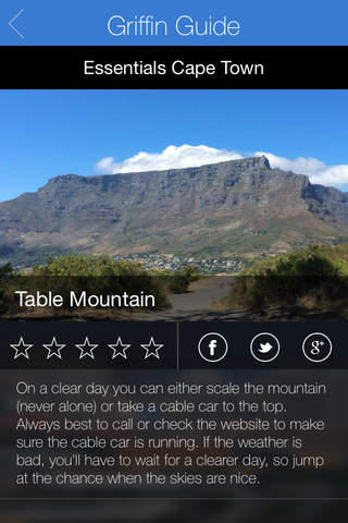 Cape Town - Griffin Travel Guide screenshot 4