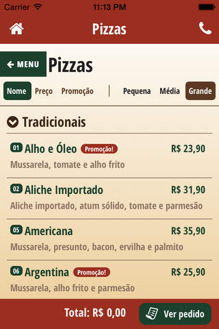 Forneria di Pagliuco - Pizzas e Esfihas (Jundiaí) screenshot 2