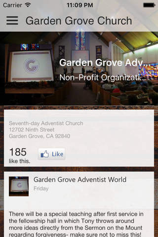 Garden Grove Church SDA screenshot 2