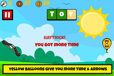 Balloony Word Blast screenshot 2