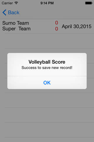 Volleyball Score screenshot 4