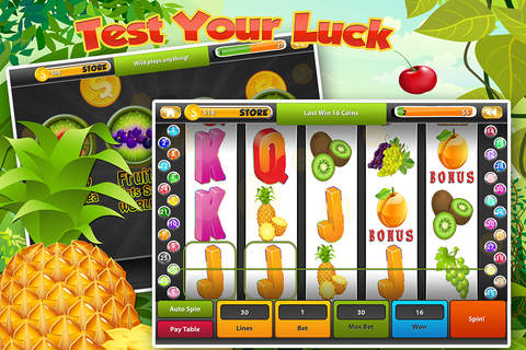 AAA Fruity Case Video Slots: Play 5 Reels Las Vegas Strip Grudgeball Casino FruitMachine screenshot 4
