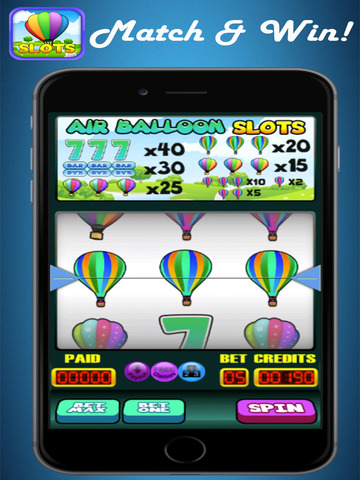 【免費遊戲App】Air Balloon Slots - Spin The Wheel To Win The Prize-APP點子