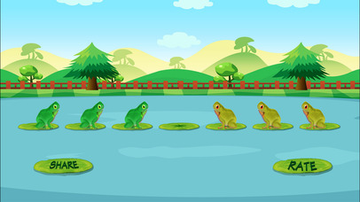 Frog Jump Puzzle Screenshot on iOS