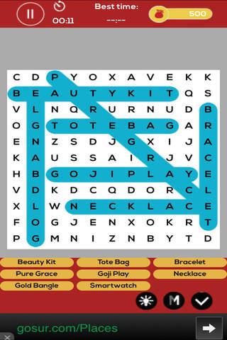Gift Ideas For Valentines Day Word Search Puzzle Game For The Love Of Your Life screenshot 3