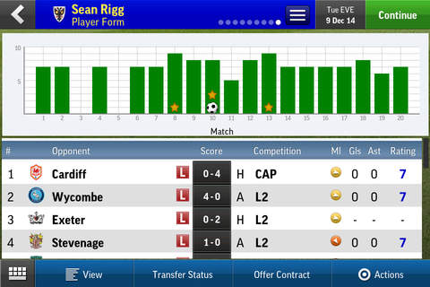 Football Manager Handheld 2015 screenshot 2