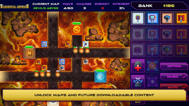 【免費遊戲App】Elemental Defence-APP點子