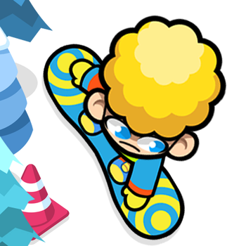 Snowboarding Run LOGO-APP點子