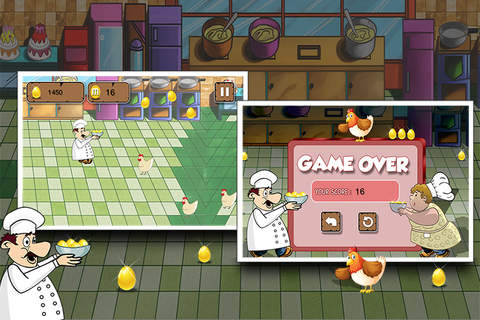 99 Crazy Scramble Eggs - Catch All Eggs In Kitchen (Free Game) screenshot 3