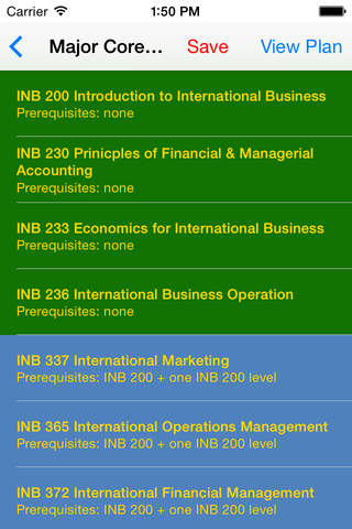 Rollins International Business Majormap screenshot 3